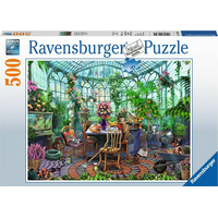 RAVENSBURGER Puzzle Ve skleníku 500 dílků