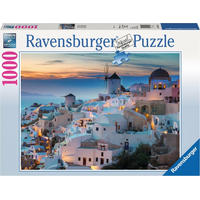 RAVENSBURGER Puzzle Večer v Santorini 1000 dílků