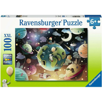 RAVENSBURGER Puzzle Vesmírné hřiště XXL 100 dílků