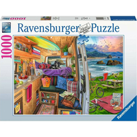 RAVENSBURGER Puzzle Výlet s karavanem 1000 dílků