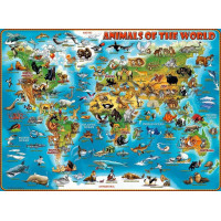 RAVENSBURGER Puzzle Zvířata světa XXL 300 dílků
