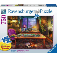 RAVENSBURGER Puzzle Útulná místa: Pro skládání puzzle XL 750 dílků