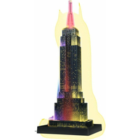 RAVENSBURGER Svítící 3D puzzle Noční edice Empire State Building 216 dílků