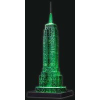 RAVENSBURGER Svítící 3D puzzle Noční edice Empire State Building 216 dílků