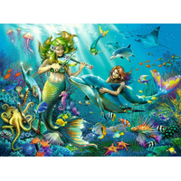 RAVENSBURGER Třpytivé puzzle Podmořské krásky XXL 100 dílků