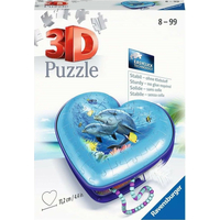 RAVENSBURGER 3D puzzle Srdce podmořský svět 54 dílků