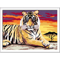 RAVENSBURGER CreArt Malování podle čísel: Majestátní tygr 24x18cm