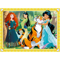 RAVENSBURGER Puzzle Disney Princezny: Láskyplná péče 4v1 (12,16,20,24 dílků)