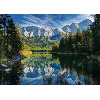 RAVENSBURGER Puzzle Jezero Eibsee, Zugspitze 1000 dílků