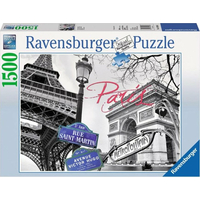 RAVENSBURGER Puzzle Paříž, má láska 1500 dílků