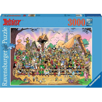 RAVENSBURGER Puzzle Asterix a Obelix: Rodinná fotka 3000 dílků