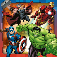 RAVENSBURGER Puzzle Avengers 3x49 dílků