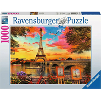 RAVENSBURGER Puzzle Břehy Seiny 1000 dílků