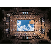 RAVENSBURGER Puzzle Cortile della Podestà, Palazzo Pubblico, Siena, Itálie 1000 dílků