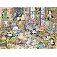 RAVENSBURGER Puzzle Crazy Cats: Kočičí život 500 dílků