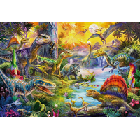 SCHMIDT Puzzle Dinosauři 60 dílků + dárek (figurky dinosaurů)