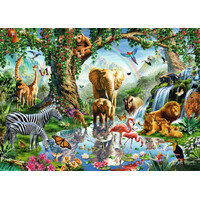 RAVENSBURGER Puzzle Dobrodružství v džungli 1000 dílků