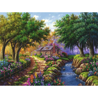 RAVENSBURGER Puzzle Domek u řeky 1500 dílků