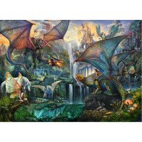 RAVENSBURGER Puzzle Dračí les 9000 dílků