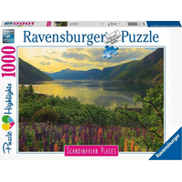 RAVENSBURGER Puzzle Fjord v Norsku 1000 dílků