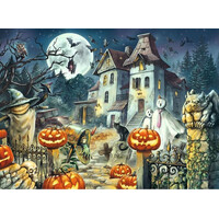 RAVENSBURGER Puzzle Halloweenský dům XXL 300 dílků