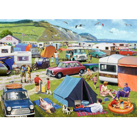 RAVENSBURGER Puzzle Kempování v karavanu 1000 dílků
