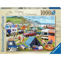 RAVENSBURGER Puzzle Kempování v karavanu 1000 dílků