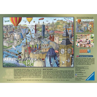 RAVENSBURGER Puzzle Kolem Velké Británie a Irska 1000 dílků