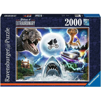 RAVENSBURGER Puzzle Kultovní filmy Universal Amblin 2000 dílků