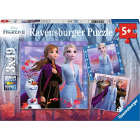 RAVENSBURGER Puzzle Ledové království 2: Cesta začíná 3x49 dílků