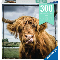 RAVENSBURGER Puzzle Moment: Highlandský skot 300 dílků