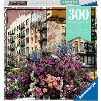 RAVENSBURGER Puzzle Moment: Květiny v New Yorku 300 dílků