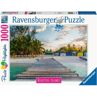 RAVENSBURGER Puzzle Nádherné ostrovy: Maledivy 1000 dílků
