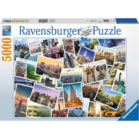 RAVENSBURGER Puzzle New York nikdy nespí 5000 dílků