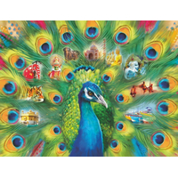 RAVENSBURGER Puzzle Země pávů 2000 dílků