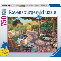 RAVENSBURGER Puzzle Pohoda v útulné zahradě XL 750 dílků