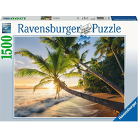 RAVENSBURGER Puzzle Prázdniny na pláži 1500 dílků