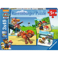 RAVENSBURGER Puzzle Tlapková patrola: Čtyřnohý tým 3x49 dílků