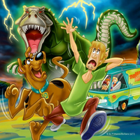 RAVENSBURGER Puzzle Scooby Doo: Noční děsy 3x49 dílků