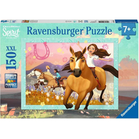 RAVENSBURGER Puzzle Spirit: Volnost ve větru XXL 150 dílků