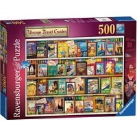 RAVENSBURGER Puzzle Historické cestovní příručky 500 dílků