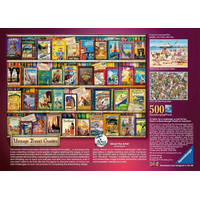 RAVENSBURGER Puzzle Historické cestovní příručky 500 dílků