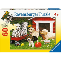 RAVENSBURGER Puzzle Štěněčí párty 60 dílků