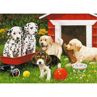 RAVENSBURGER Puzzle Štěněčí párty 60 dílků