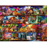 RAVENSBURGER Puzzle Svět knih 2000 dílků