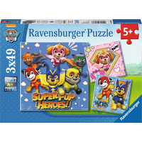 RAVENSBURGER Puzzle Tlapková patrola 3x49 dílků