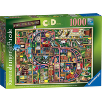 RAVENSBURGER Puzzle Úžasná abeceda - písmeno C a D 1000 dílků