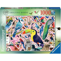 RAVENSBURGER Puzzle Úžasní ptáci 1000 dílků