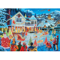 RAVENSBURGER Puzzle Vánoční dům 1000 dílků