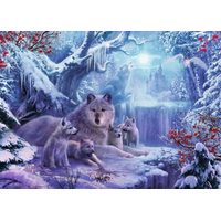 RAVENSBURGER Puzzle Vlci v zimě 1000 dílků
